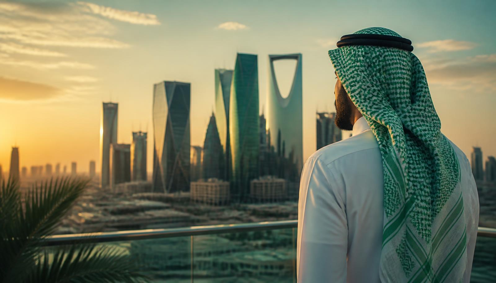 أفق مدينة الرياض يرمز لخدمات سداد القروض البنكية في السعودية